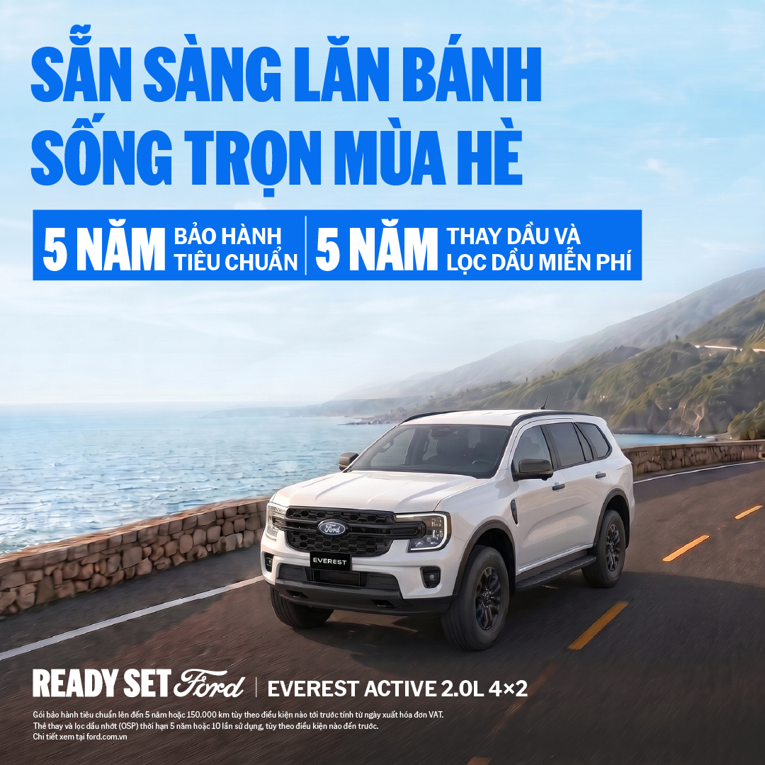 Ưu đãi Ford Everest tại Nam Định Ford