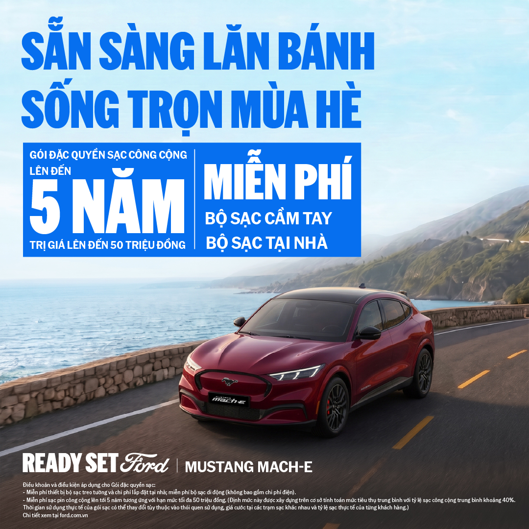 Ưu đãi Ford Mustang Mach E tại Nam Định Ford