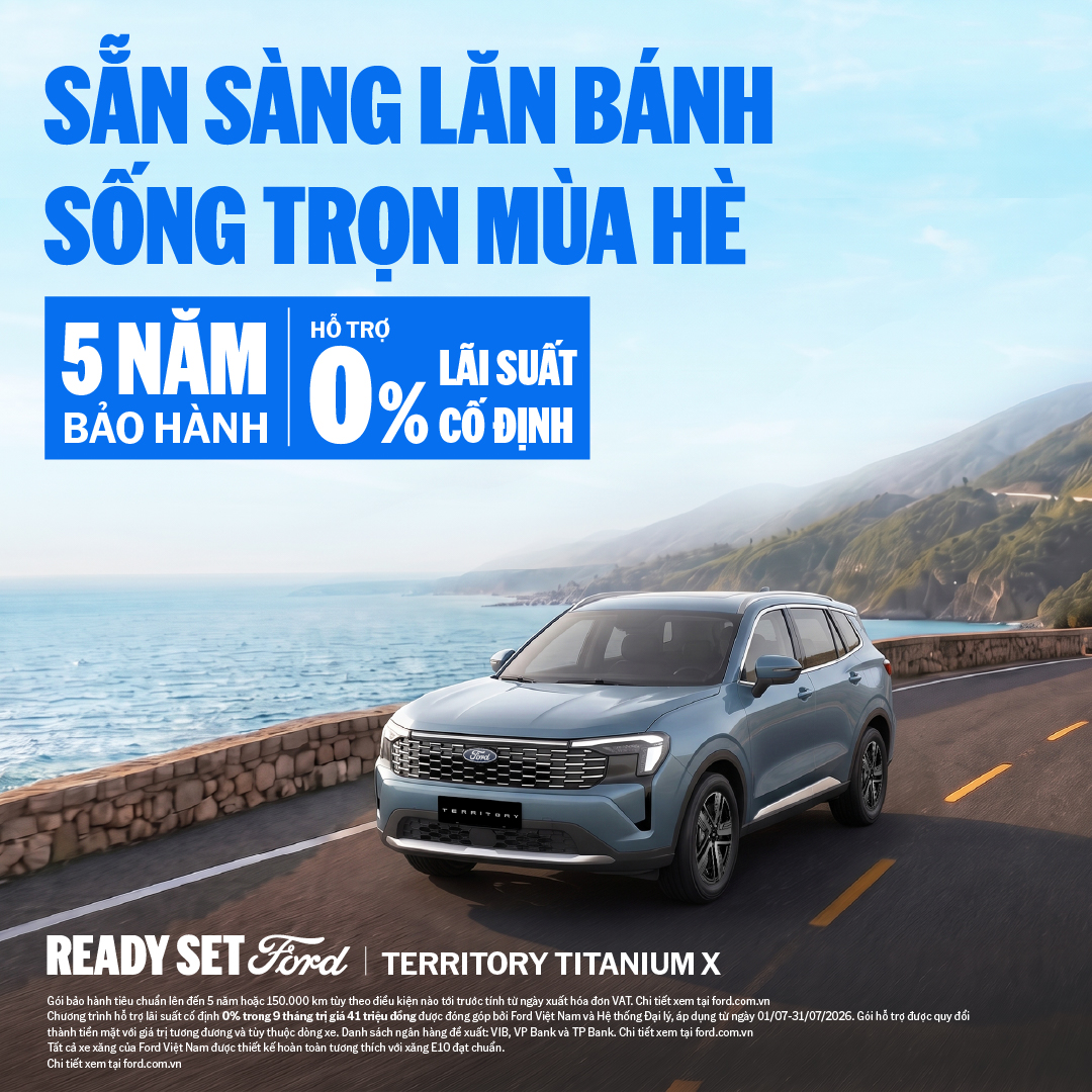 Ưu đãi Ford Territory tại Nam Định Ford